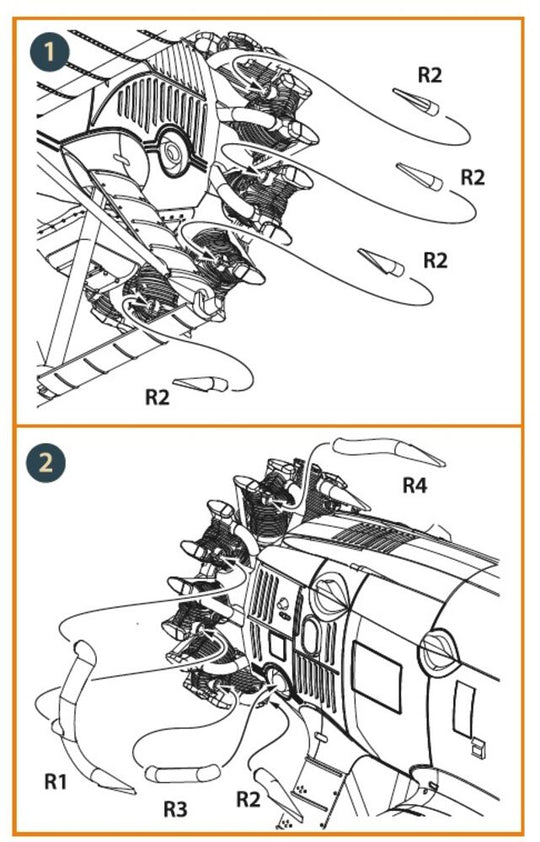 F4B-4 exhausts for CP kits
