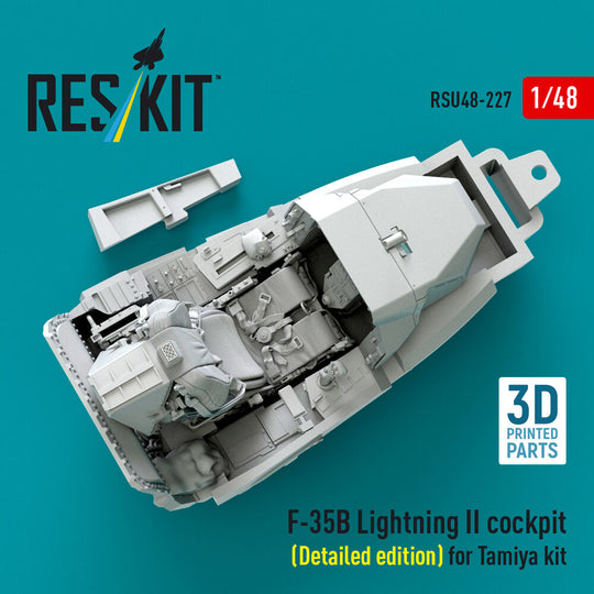 ?F-35B Lightning II cockpit (Detailed edition) (3D Printed) for Tamiya
