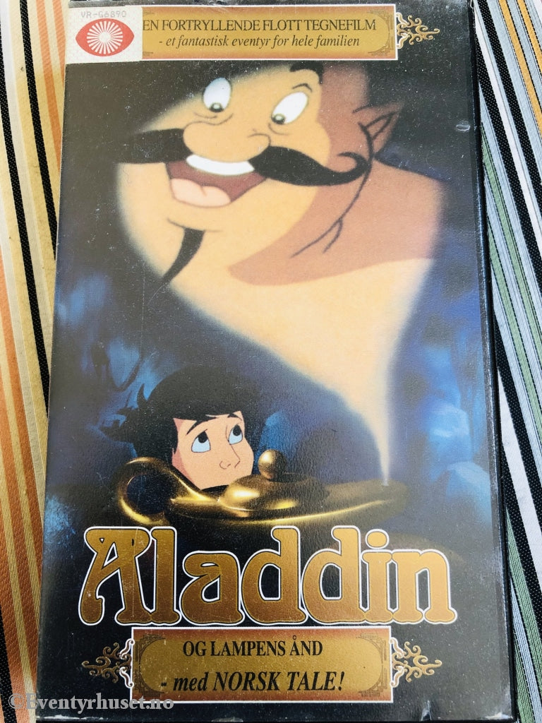 Aladdin Og Lampens Ånd. Vhs. Vhs