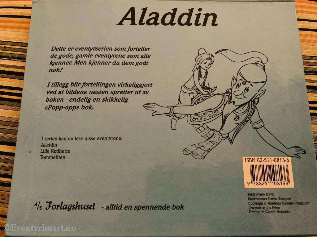 Aladdin. Sprett-Opp-Bok. Eventyrbok