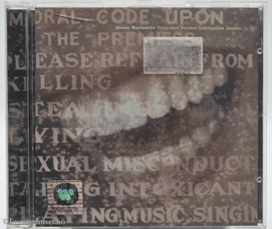 Alanis Morissette. 1998. Supposed Former Infatuation Junkie. CD.