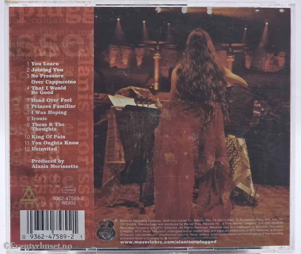 Alanis Morissette. 1999. MTV Unplugged. CD.