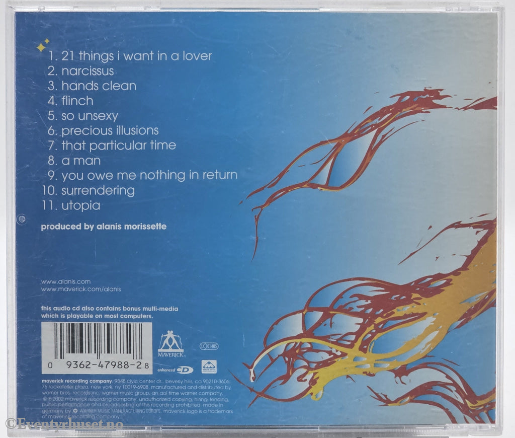 Alanis Morissette. 2002. Under Rug Swept. CD.