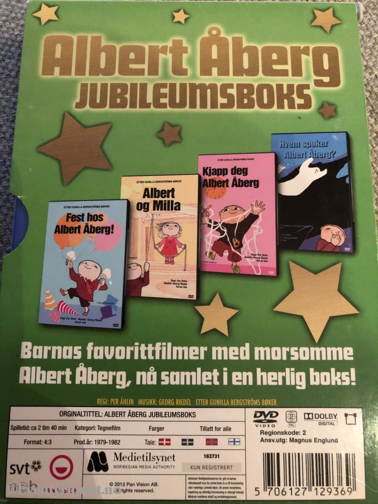 Albert Åberg Samleboks. Dvd. 4 Disker. Dvd