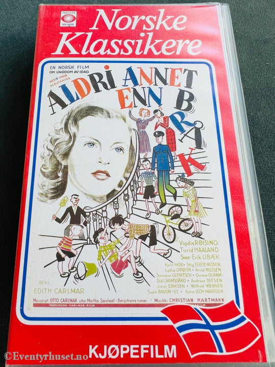 Aldri Annet Enn Bråk (Norske Klassikere). 1954. Vhs. Vhs