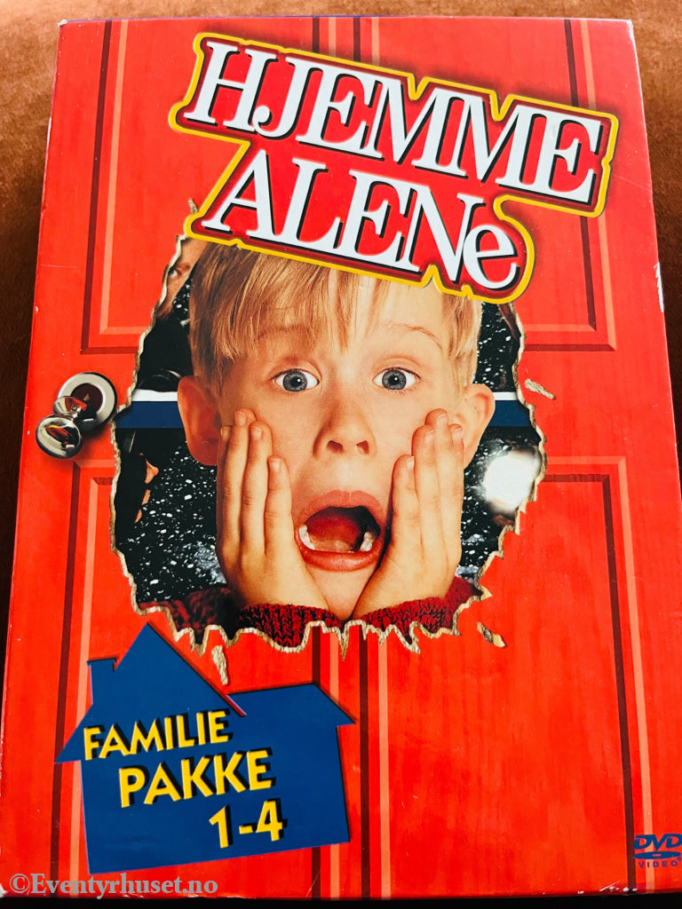 Alene Hjemme. Dvd Samleboks. Alle 4 Filmene!