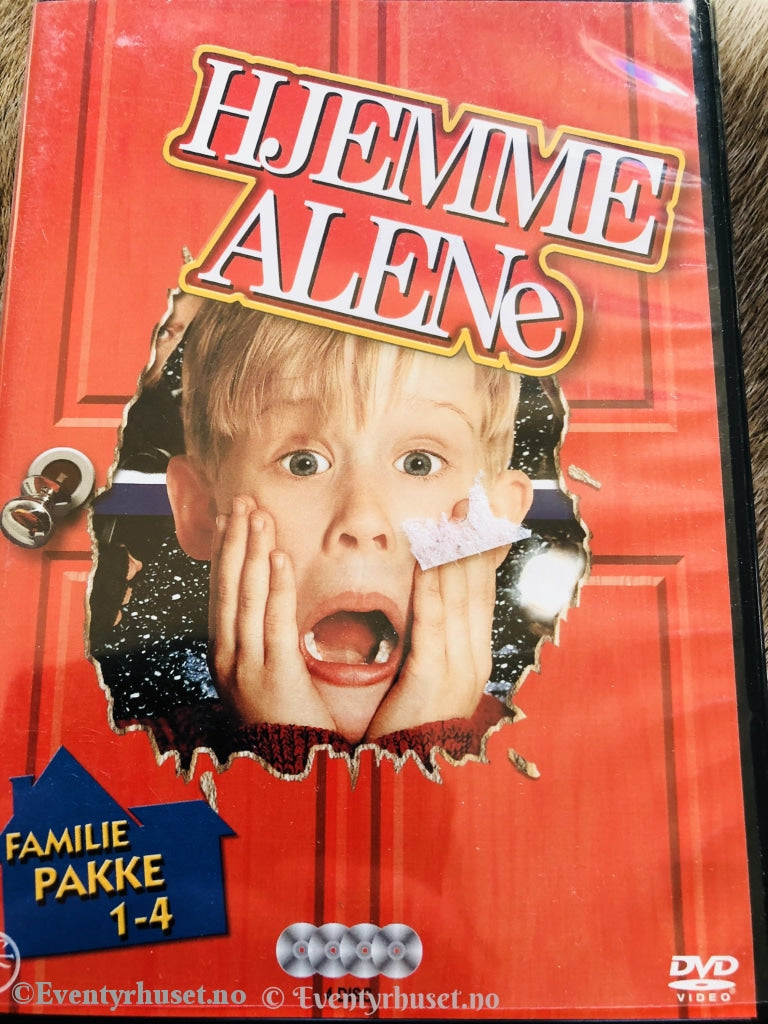 Alene Hjemme. Dvd Samleboks. Alle 4 Filmene!