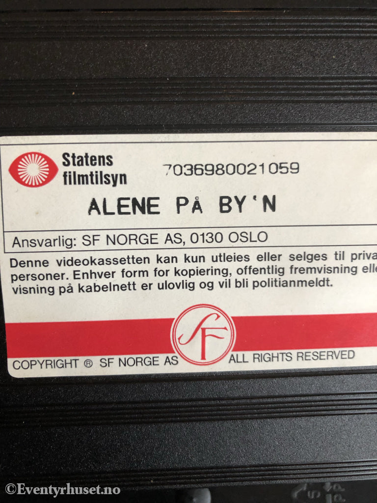 Alene På Byn. 1994. Vhs. Vhs