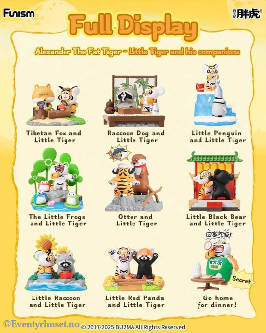 Alexander The Fat TigerBlind Box Mini Figures Little Tiger and his companions Display (8) Collectibles