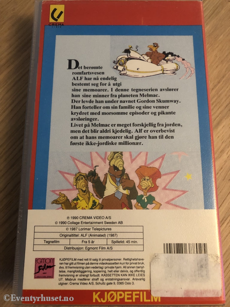 Alf. 1990. Vhs. Vhs