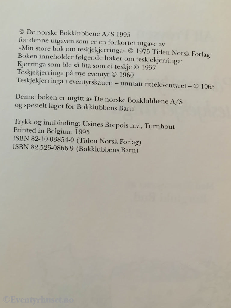 Alf Prøysen. 1969/95. På Eventyr Med Teskjekjerringa. Fortelling