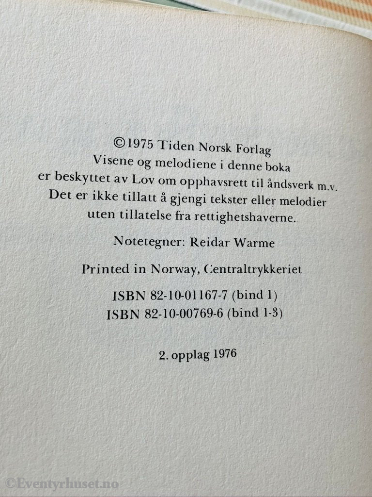 Alf Prøysen. 1975/76. Samlede Viser Og Vers - Fra Adventvise Til Hårrdagsvise. Fortelling