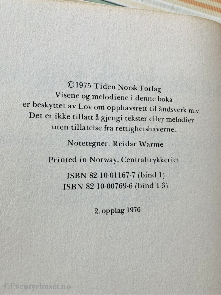 Alf Prøysen. 1975/76. Samlede Viser Og Vers - Fra Adventvise Til Hårrdagsvise. Fortelling