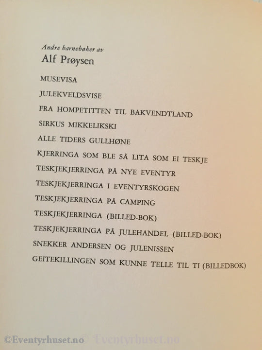 Alf Prøysen. 1977. Den Grønne Votten. Fortelling