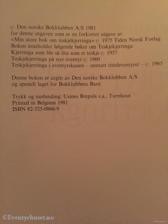 Alf Prøysen. 1981. På Eventyr Med Teskjekjerringa. Fortelling