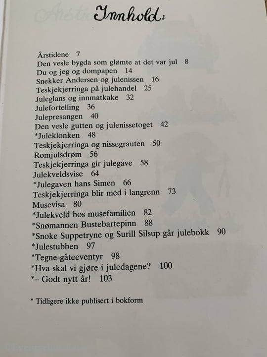 Alf Prøysen. 1985/98. Julebok For Barn. Fortelling