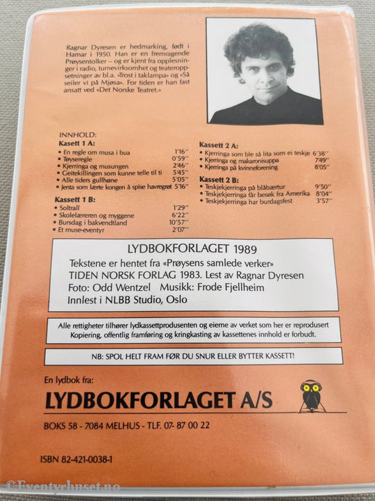 Alf Prøysen. 1989. Rim Regler Og Eventyr. 2 X Kassett. Kassettbok