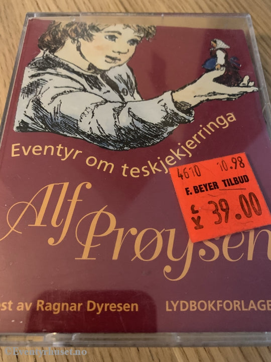 Alf Prøysen. 1991. Eventyr Om Teskjekjerringa. Kassettbok. Kassettbok