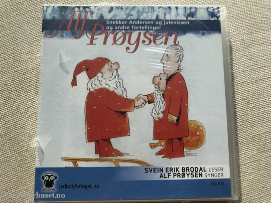 Alf Prøysen. 2006. Snekker Andersen Og Julenissen Andre Fortellinger. Cd. Ny I Plast! Lydbok