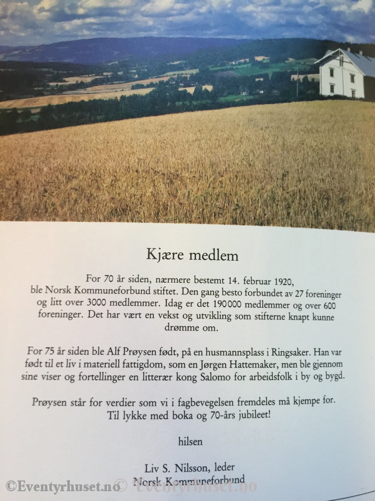 Alf Prøysen - Et Portrett I Tekst Og Bilder. 1989. Biografi