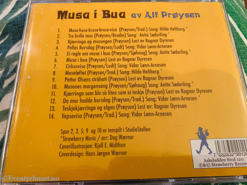 Alf Prøysen. Musa I Bua Mfl. Lydbok På Cd.