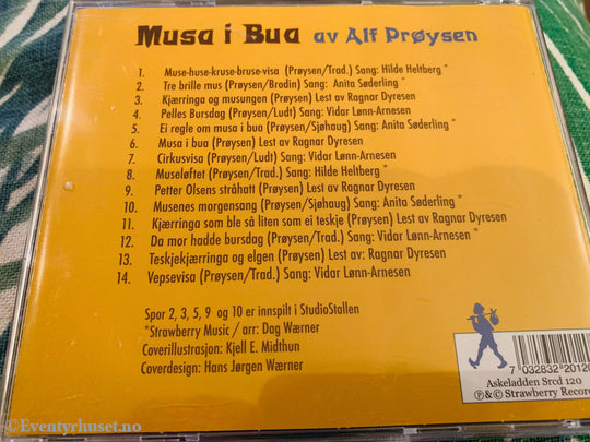 Alf Prøysen. Musa I Bua Mfl. Lydbok På Cd.