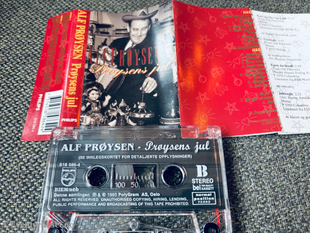 Alf Prøysen – Prøysens jul. Kassett.