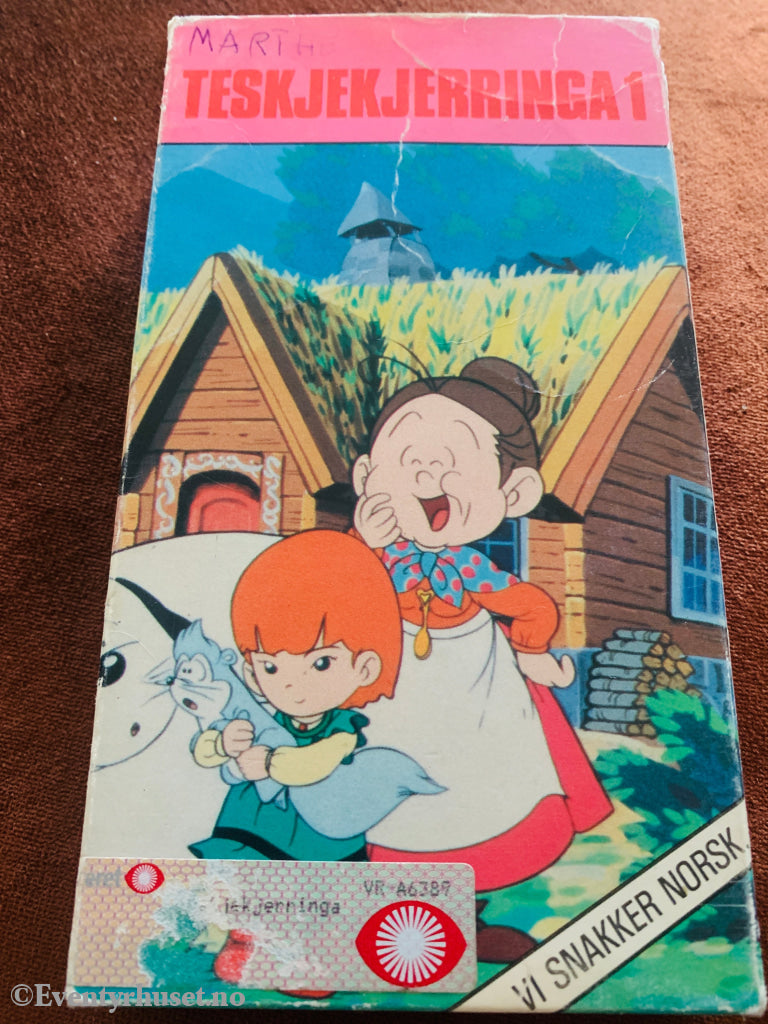 Alf Prøysen´s Teskjekjerringa 1. 1985. VHS slipcase. VHS