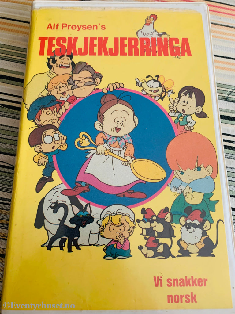 Alf Prøysen’s Teskjekjerringa. 1983. Vhs Big Box. Box