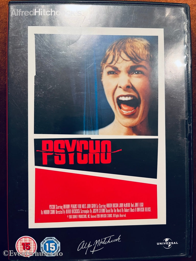 Alfred Hitchcock. 1960. Psycho. Dvd. Dvd