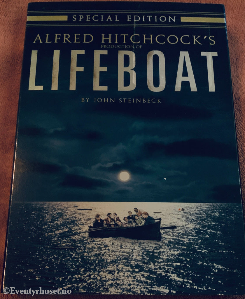 Alfred Hitchcock. Lifeboat. 1944. DVD slipcase. DVD