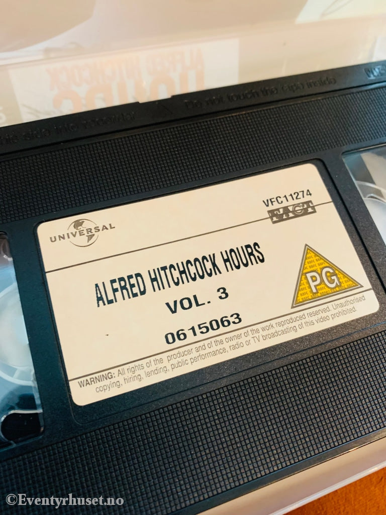 Alfred Hitchcock. Vol. 3. 1999. Vhs. Distribuert I Norge. Vhs