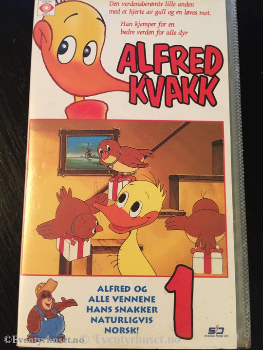 Alfred Kvakk 1. Vhs. Vhs