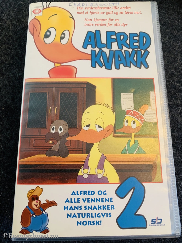 Alfred Kvakk 2. Vhs. Vhs