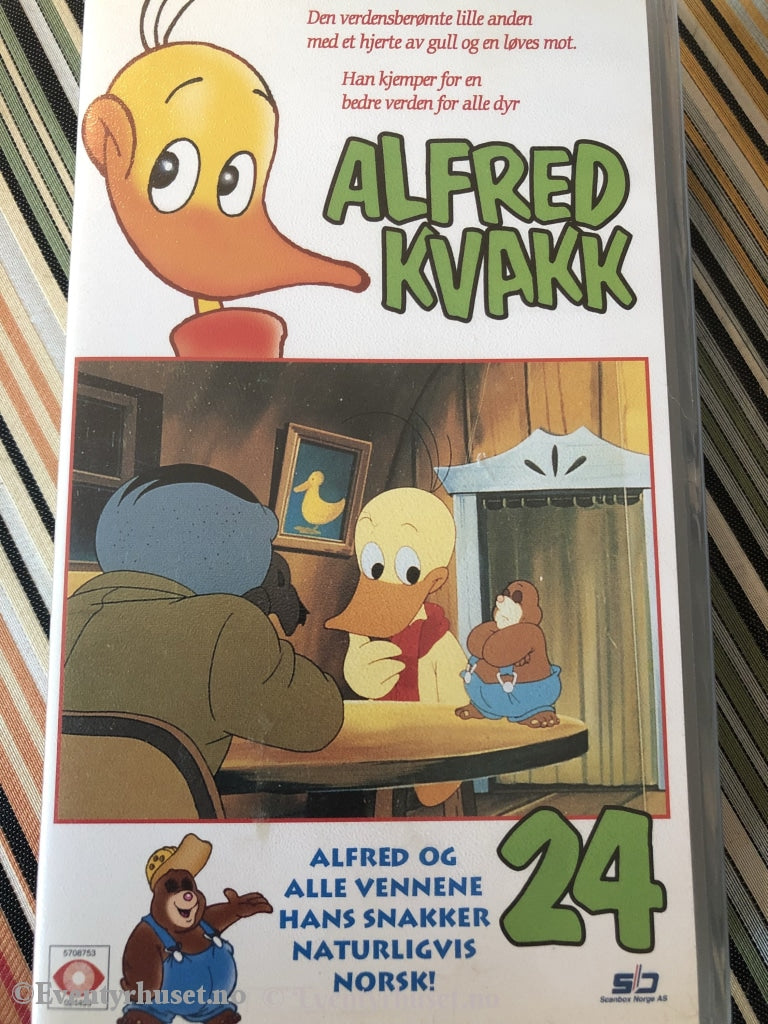 Alfred Kvakk. Nr. 24. Vhs. Vhs