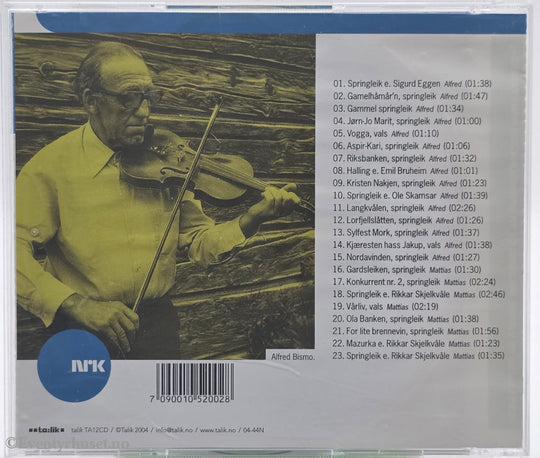 Alfred og Mattias Bismo – Fele . Musikk-CD.