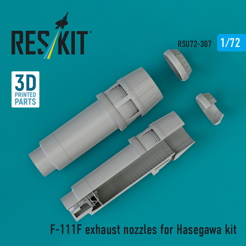 F-111F exhaust nozzles (3D Printed) for Hasegawa