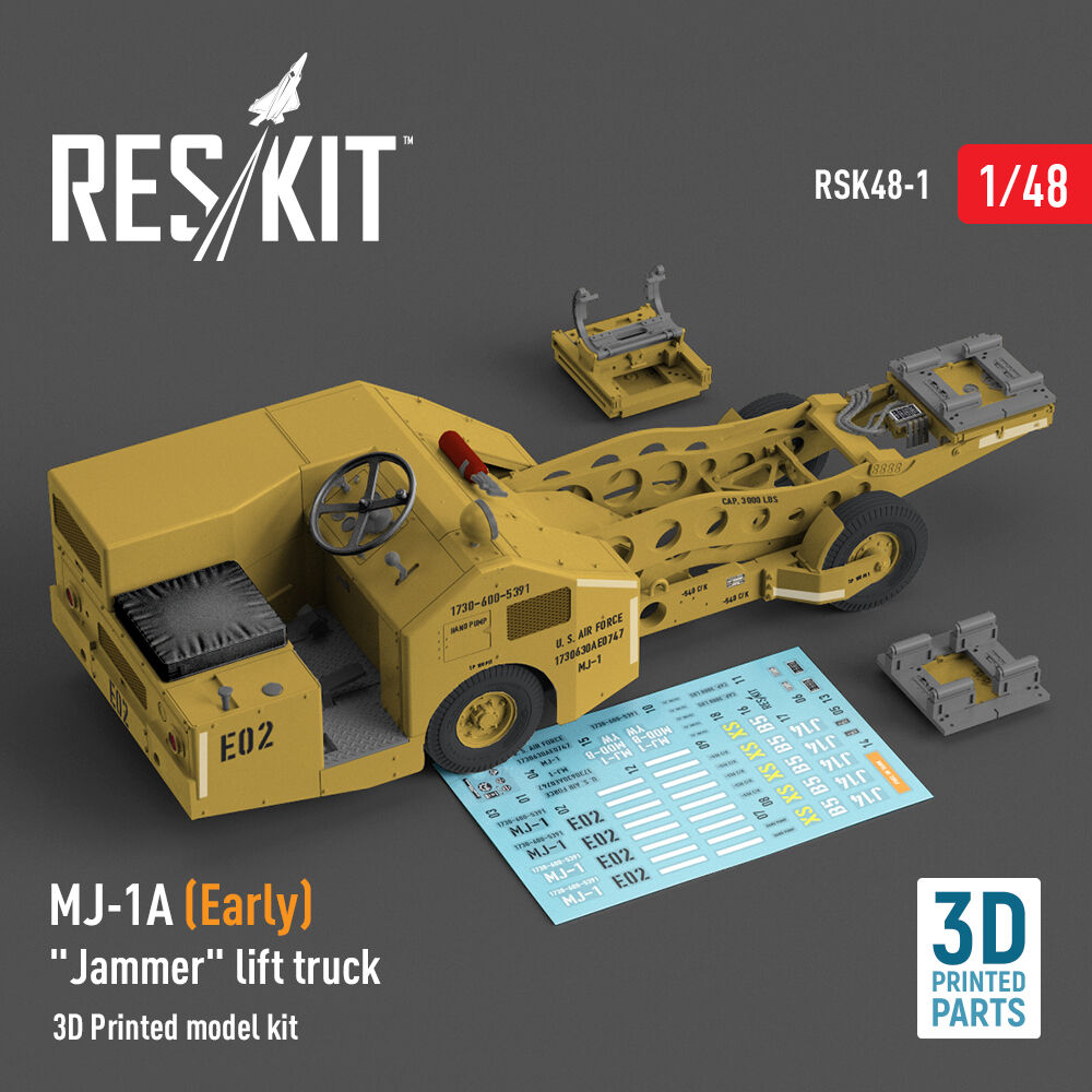 MJ-1A (Early) Jammer lift truck (3D Printed model kit)