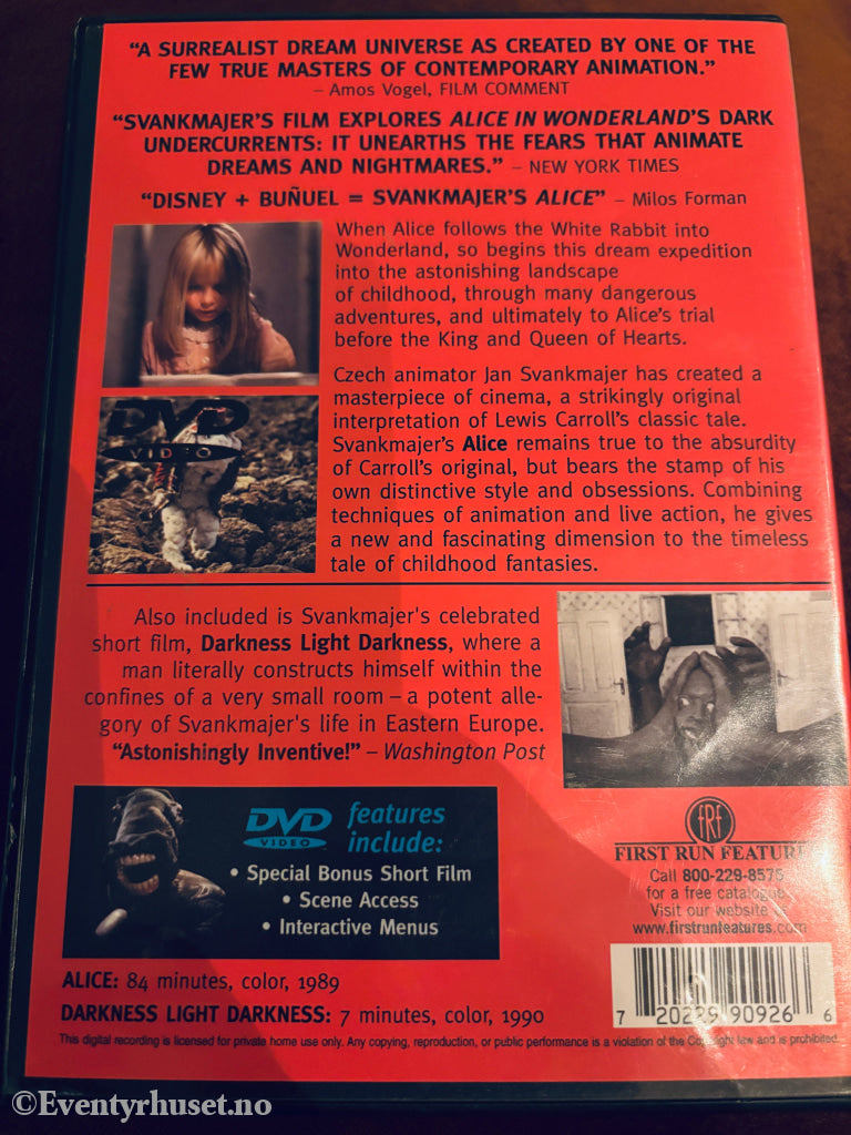 Alice. DVD.