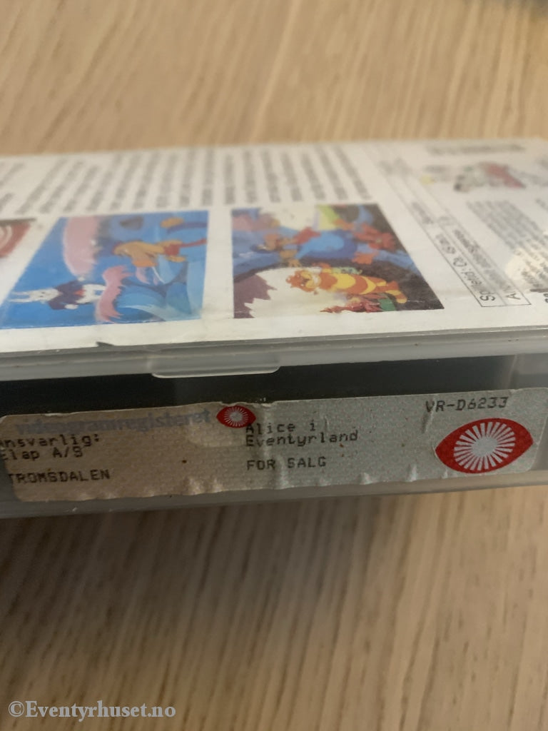 Alice I Eventyrland. 1988. Vhs. Vhs