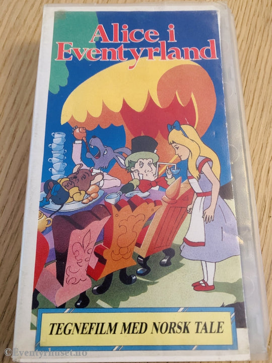 Alice I Eventyrland. 1988. Vhs. Vhs