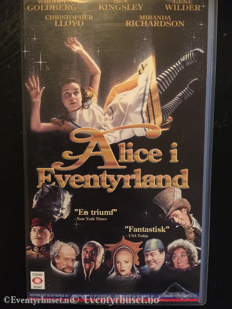 Alice I Eventyrland. 1999. Vhs. Vhs