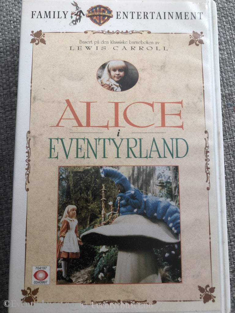 Alice I Eventyrland. Vhs. Vhs
