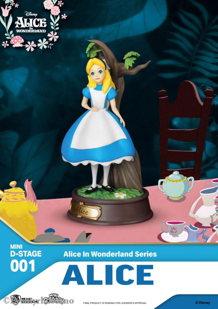 Alice in Wonderland Mini Diorama Stage Statues 6-pack 10 cm Collectibles