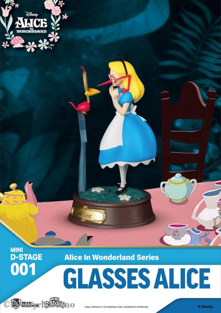Alice in Wonderland Mini Diorama Stage Statues 6-pack 10 cm Collectibles