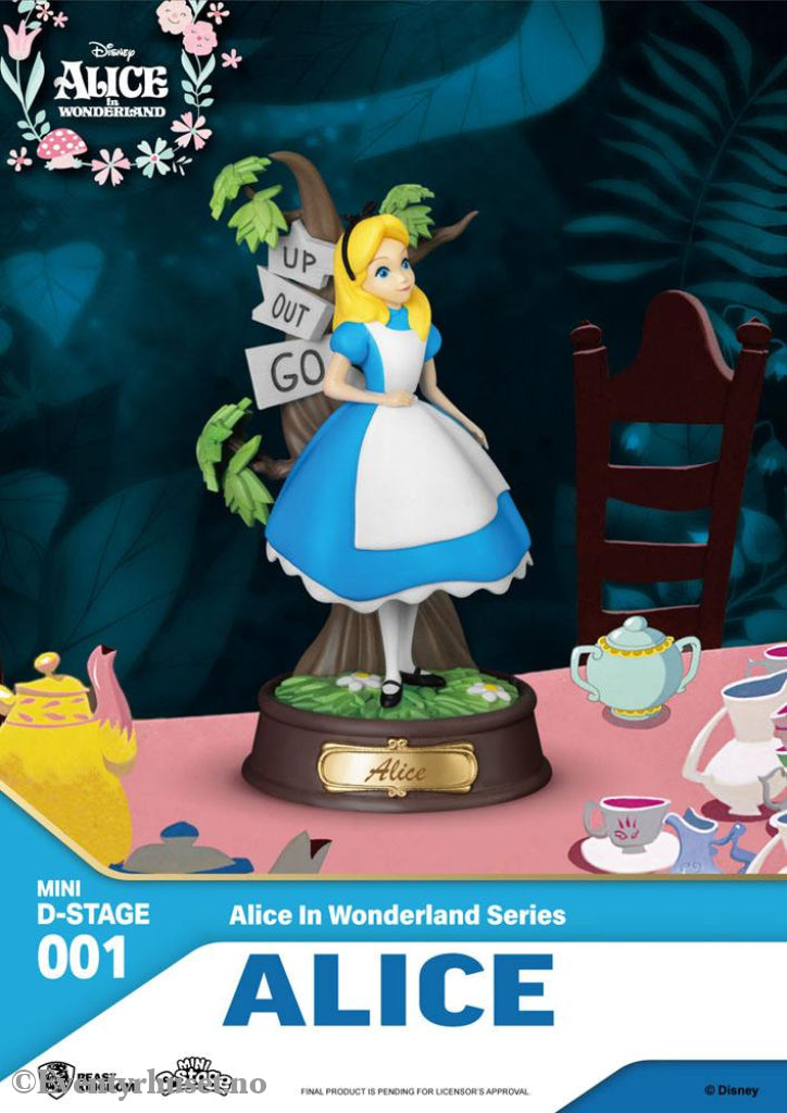 Alice in Wonderland Mini Diorama Stage Statues 6-pack 10 cm Collectibles