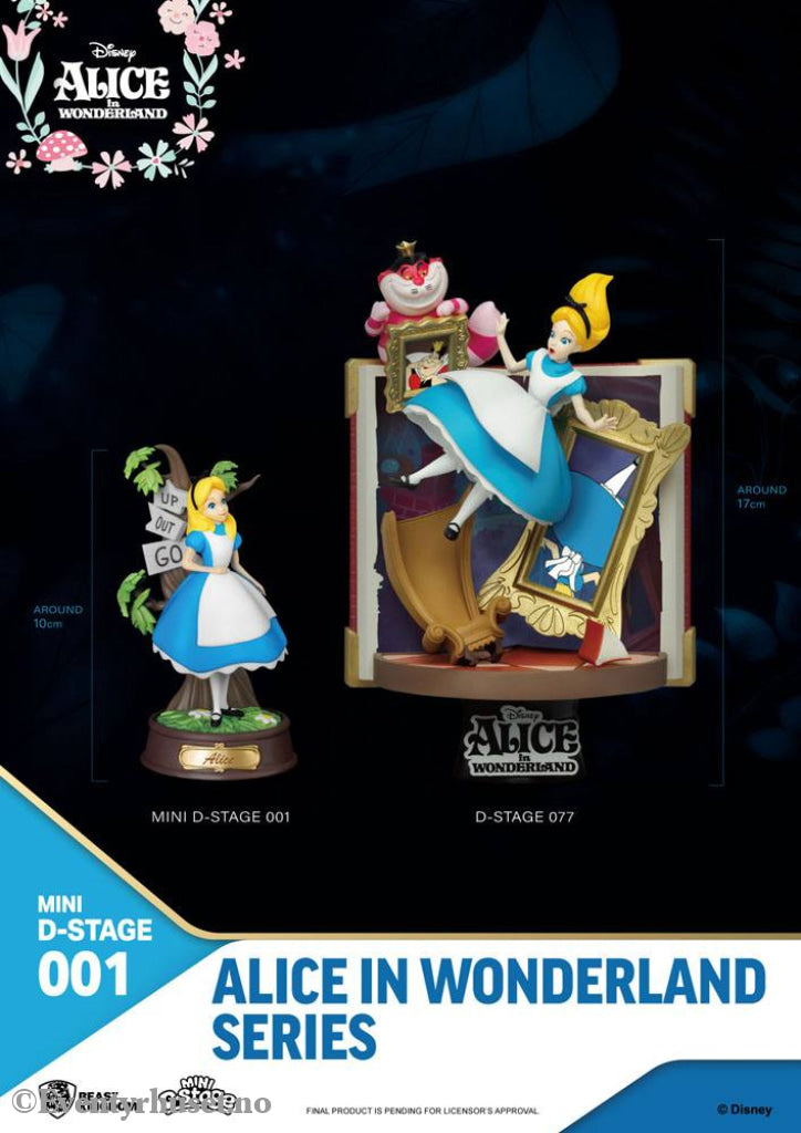 Alice in Wonderland Mini Diorama Stage Statues 6-pack 10 cm Collectibles