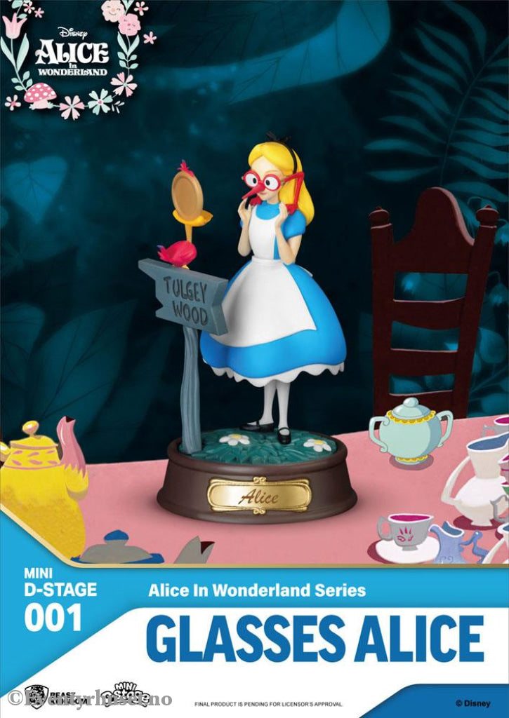 Alice in Wonderland Mini Diorama Stage Statues 6-pack 10 cm Collectibles