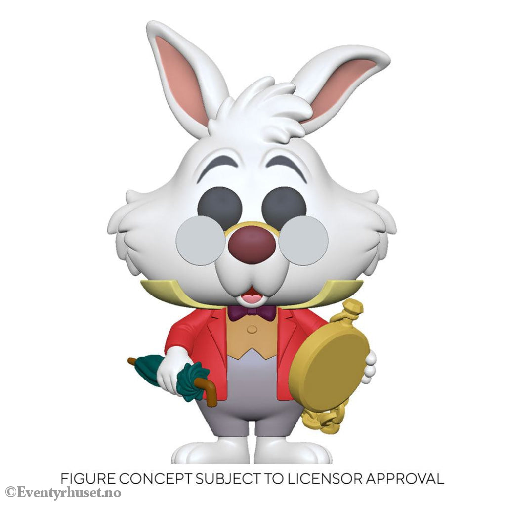 Alice in Wonderland POP! Disney Vinyl Figure White Rabbit w/Watch 9 cm Collectibles