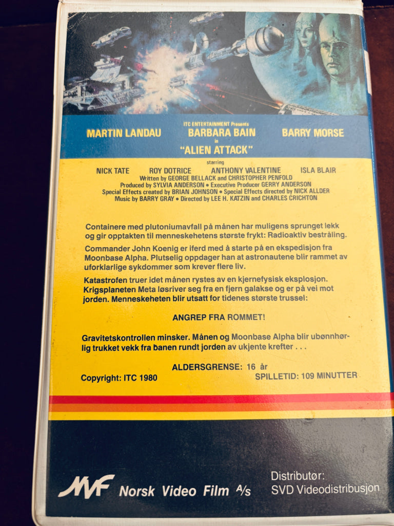 Alien Attack. 1980. VHS Big Box. VHS Big Box